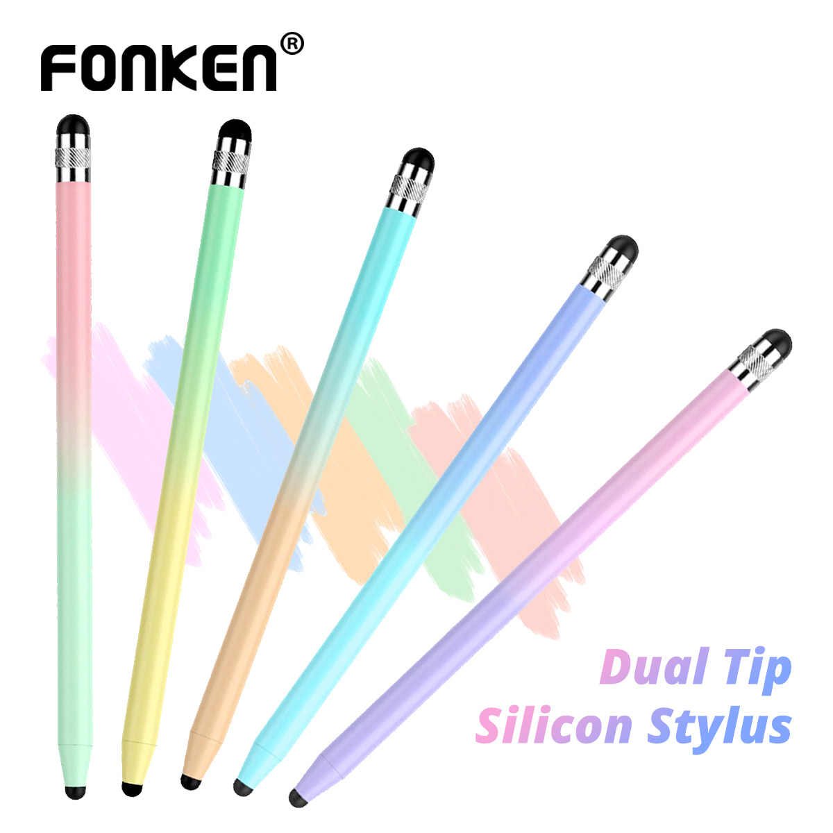 Smart Pen Digital - Evrensel 2'si 1 Arada Dokunmatik Kalem,