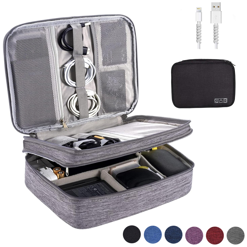 Electronics Gadgets Bag - Taşınabilir Dijital Saklama Çantası USB Gadget