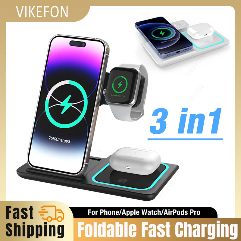 Magnetic Charging Cable - 3 In 1 Kablosuz Şarj Cihazı