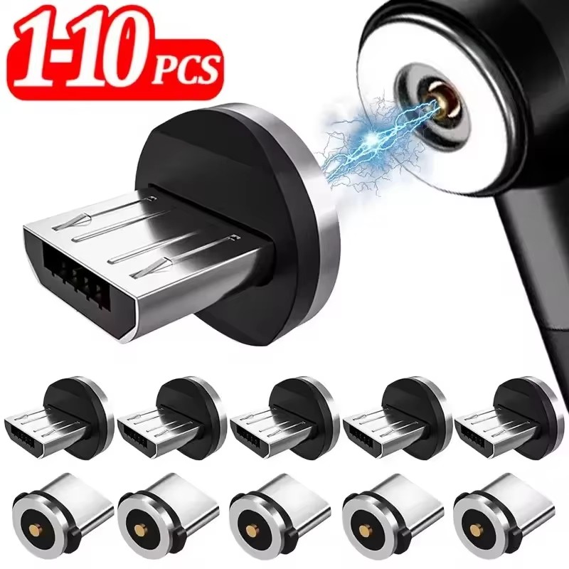 Magnetic Charging Cable - 1/5/10 adet USB-A tipi C manyetik