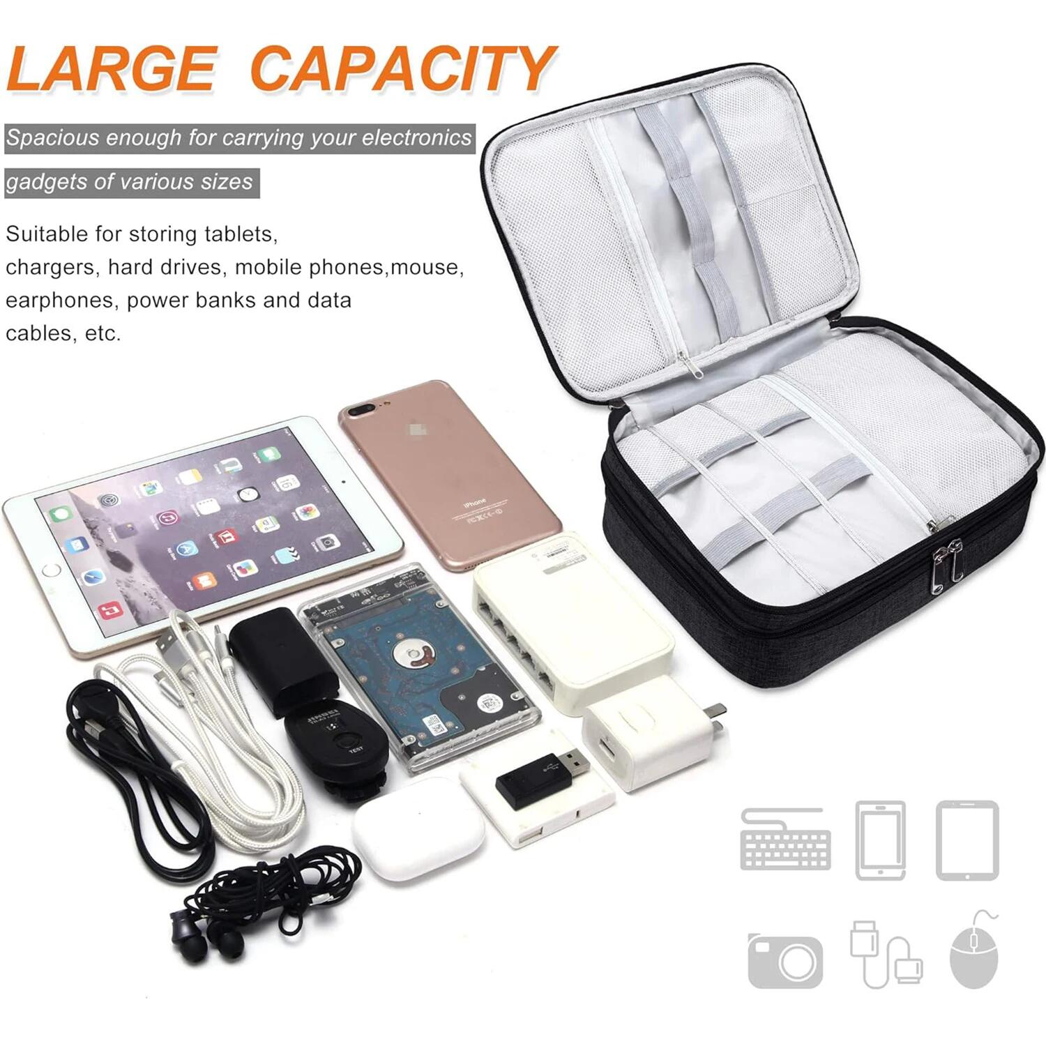 Taşınabilir Dijital Saklama Ça - Electronics Gadgets Bag incelemesi ve fiyatı