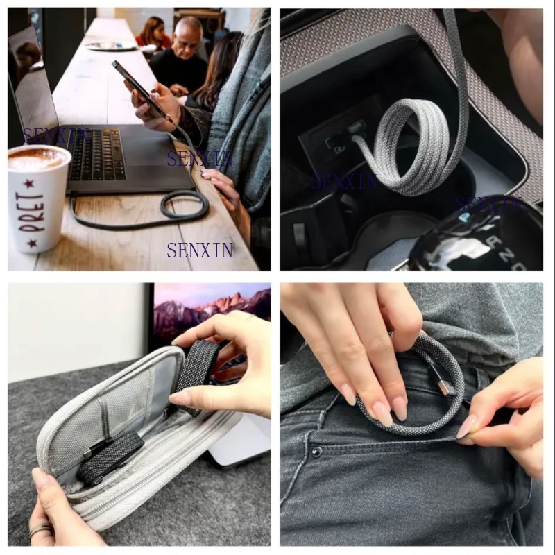 100W Manyetik USB C - Type C H - Magnetic Charging Cable incelemesi ve fiyatı