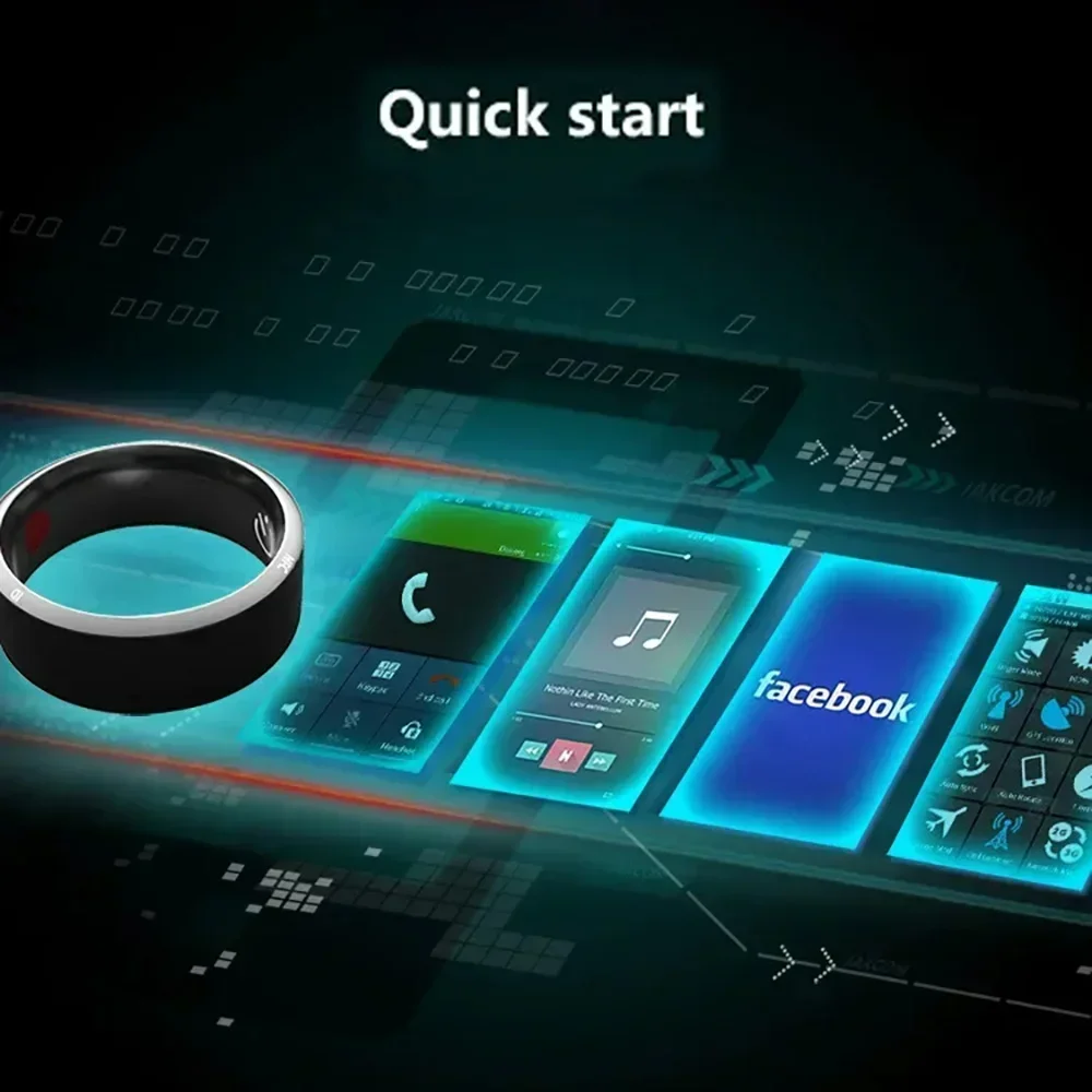 Moda NFC kontrolü akıllı yüzük - Nfc Tag Programmable incelemesi ve fiyatı