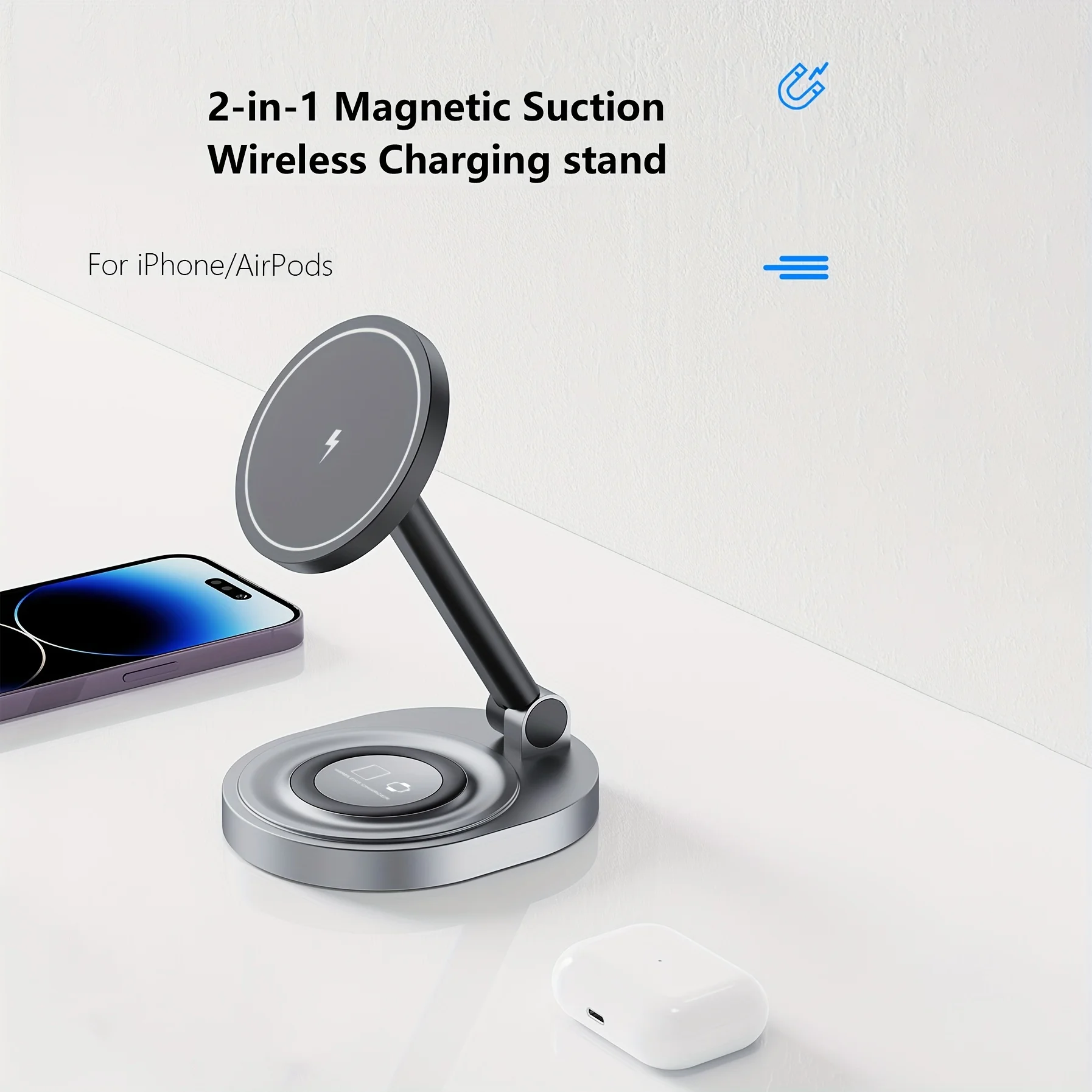 2 In 1 Manyetik Kablosuz Şarj  - Magnetic Charging Cable incelemesi ve fiyatı